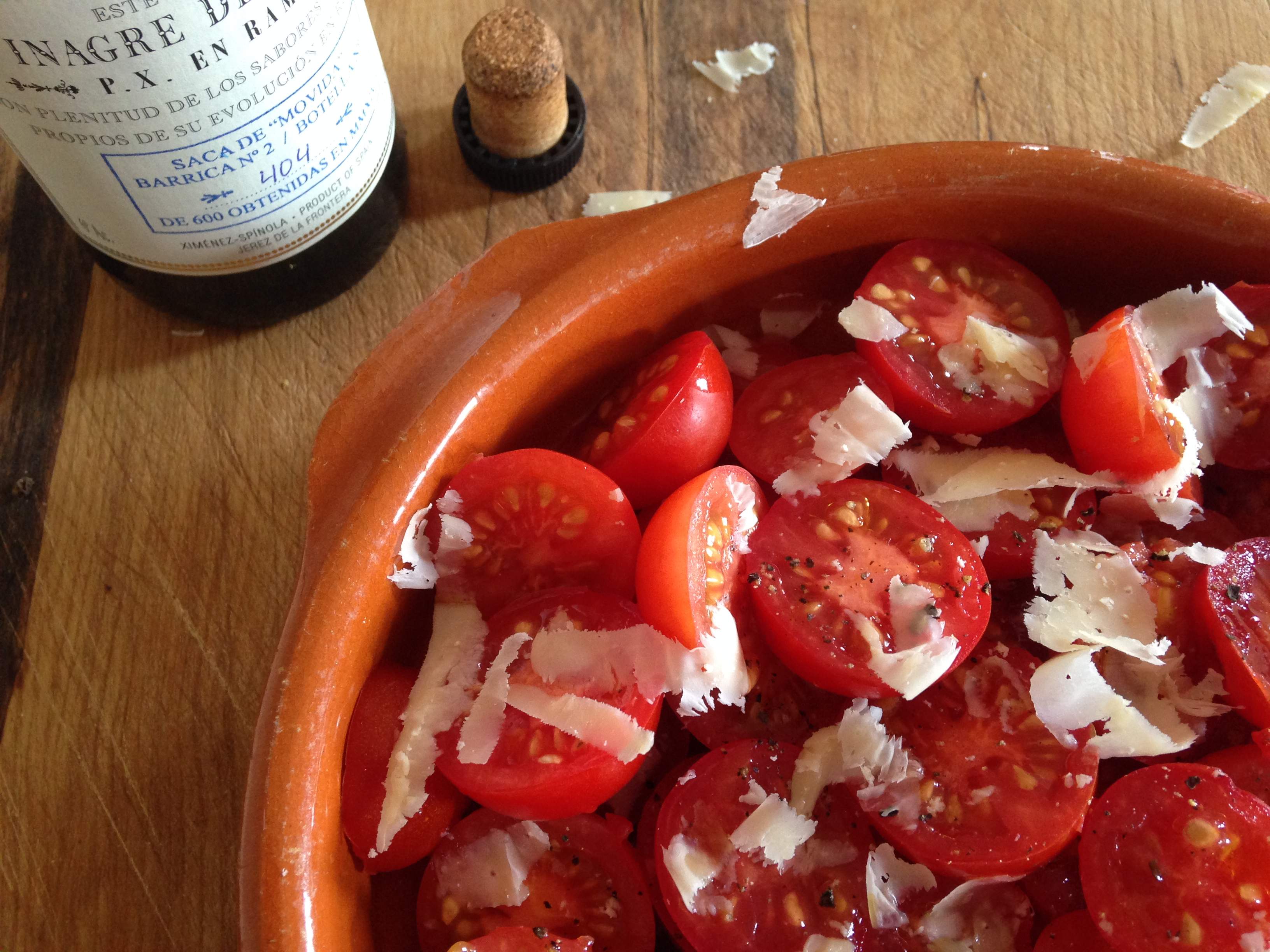 Simple Homegrown Tomato Salad