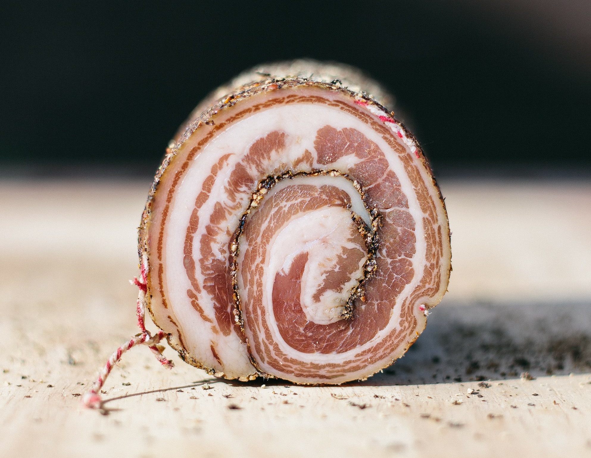 Pasta with Creamy Leek, Pancetta and Mushroom Sauce